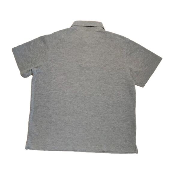 Kent Wang Polo Shirt Size XXL Pique Gray Golf Work Office Business Casual Travel - Picture 5 of 10